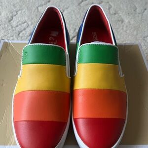 Women’s Michael Kors Dylan Multicolor Slip-On Sneakers size 6.5